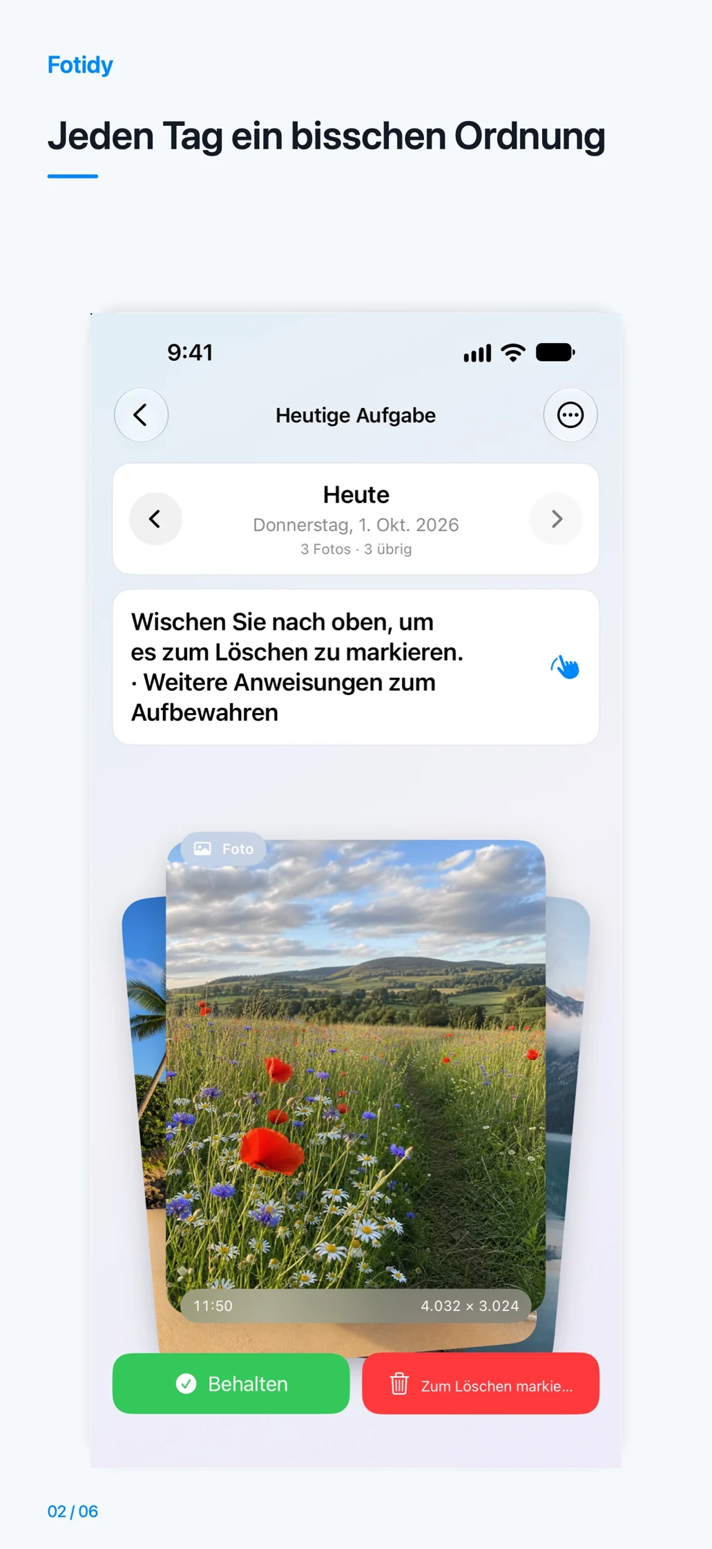 iPhone · Jeden Tag ein bisschen Ordnung