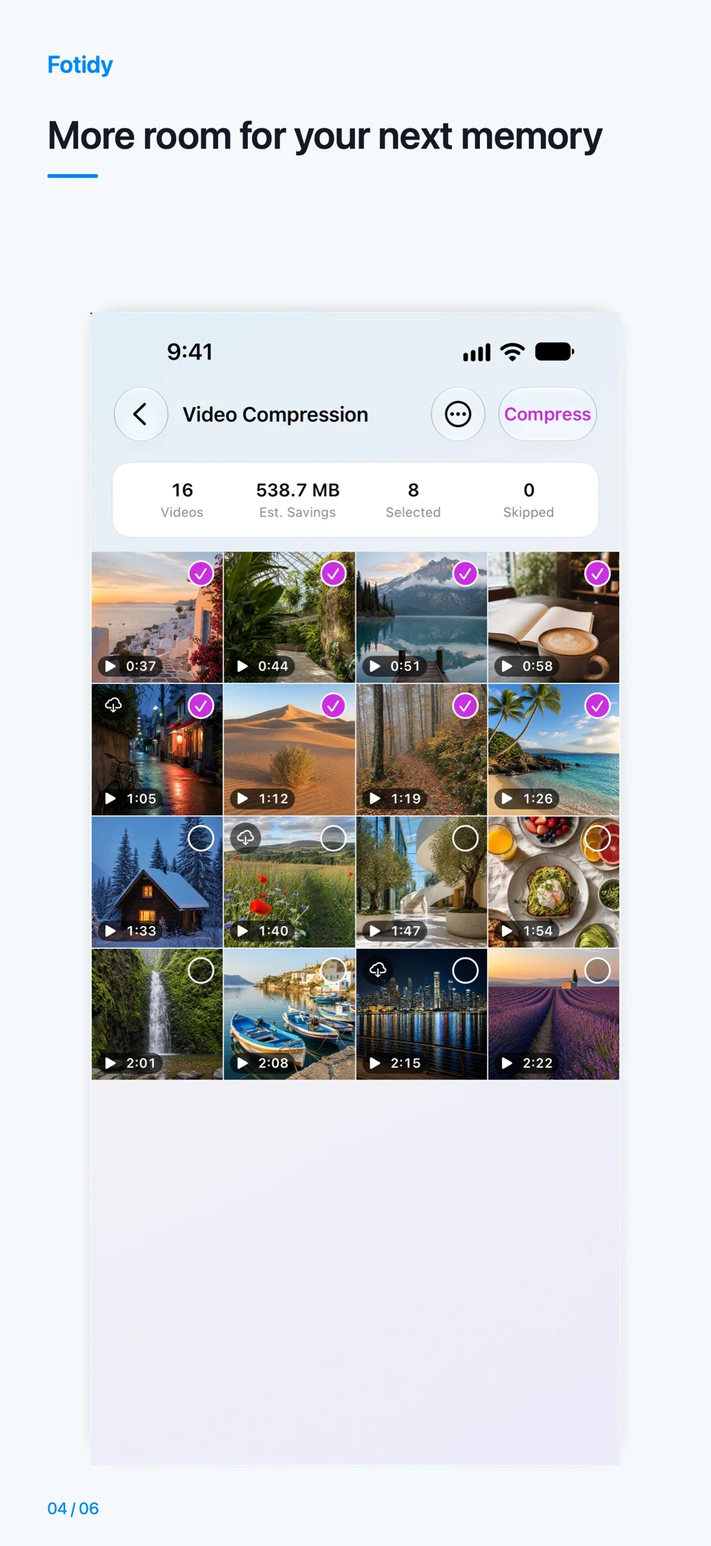 iPhone · More room for your next memory