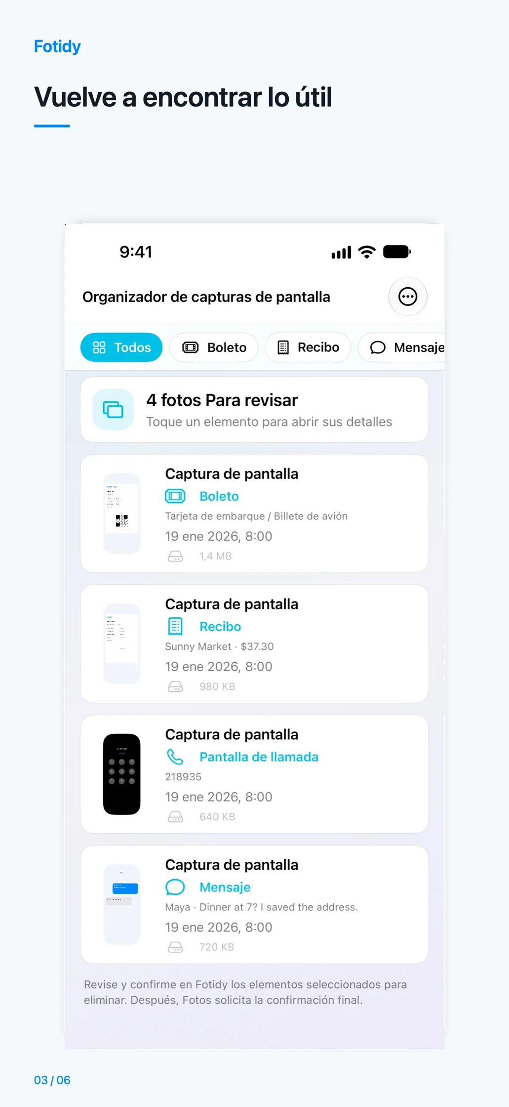 iPhone · Vuelve a encontrar lo útil