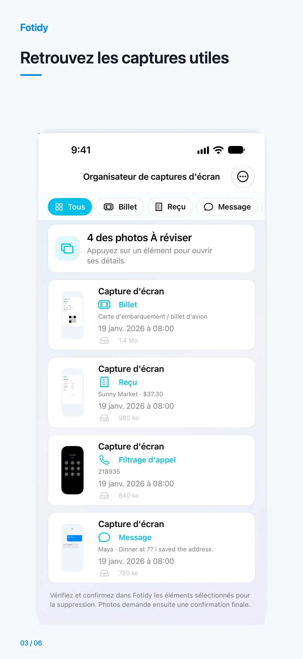 iPhone · Retrouvez les captures utiles