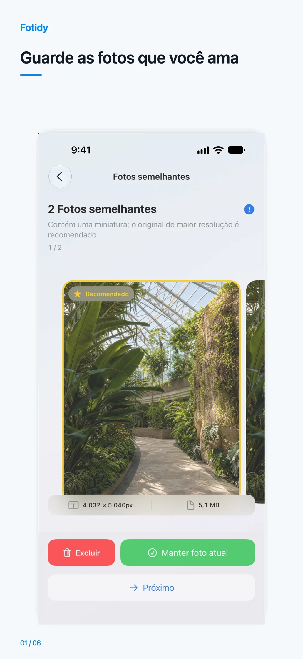iPhone · Guarde as fotos que você ama