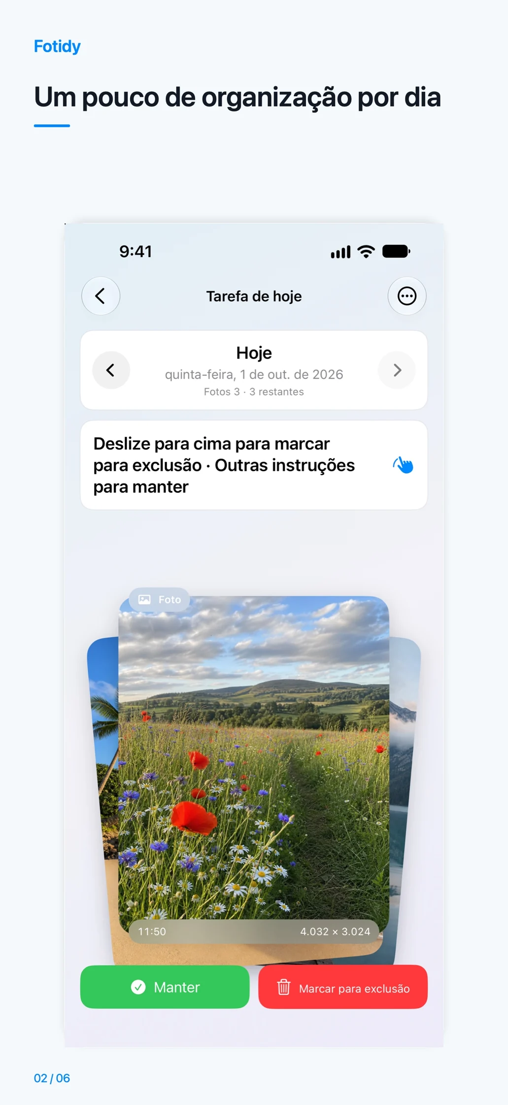 iPhone · Um pouco de organização por dia