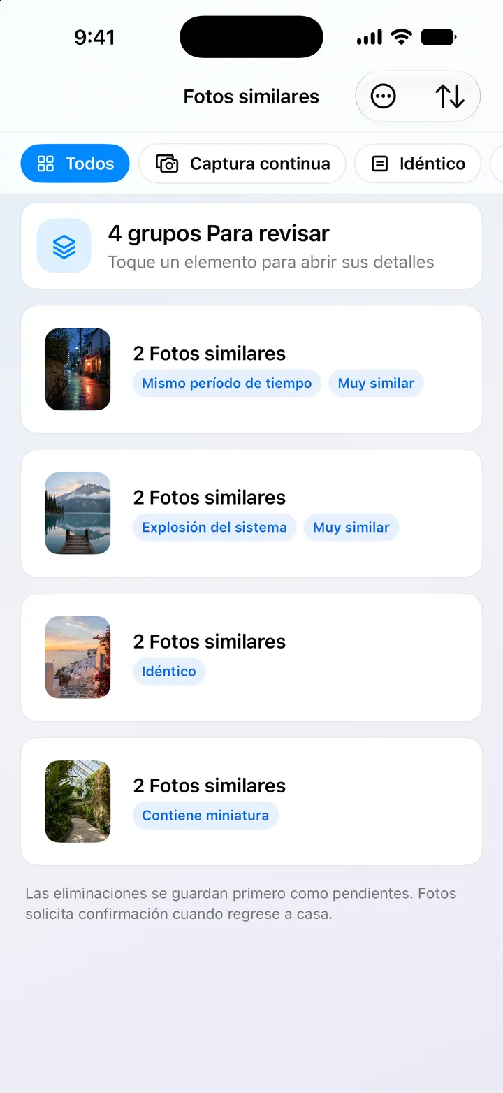 Agrupa fotos similares con precisión y encuentra la mejor toma