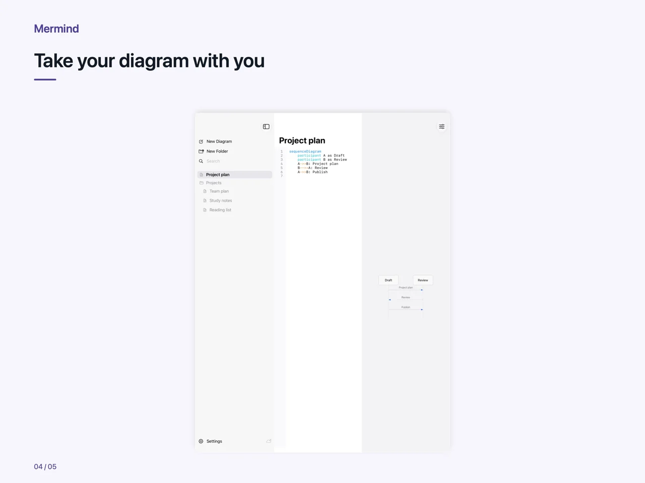 iPad · Take your diagram with you