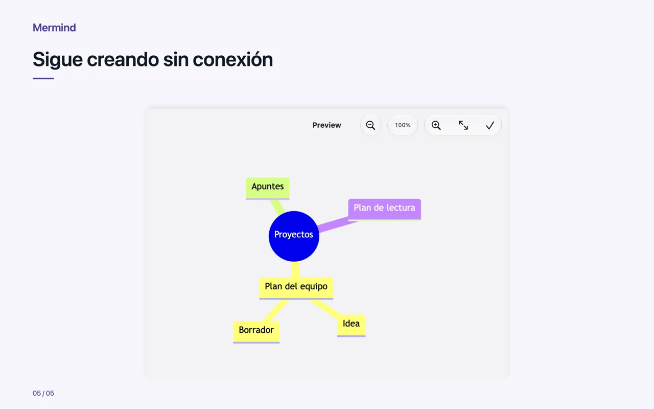 Mac · Sigue creando sin conexión