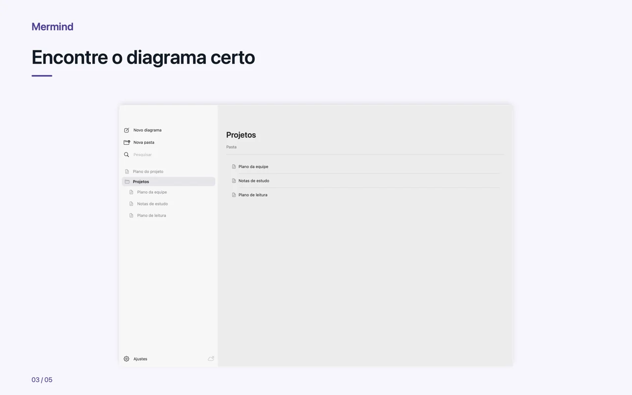 Mac · Encontre o diagrama certo