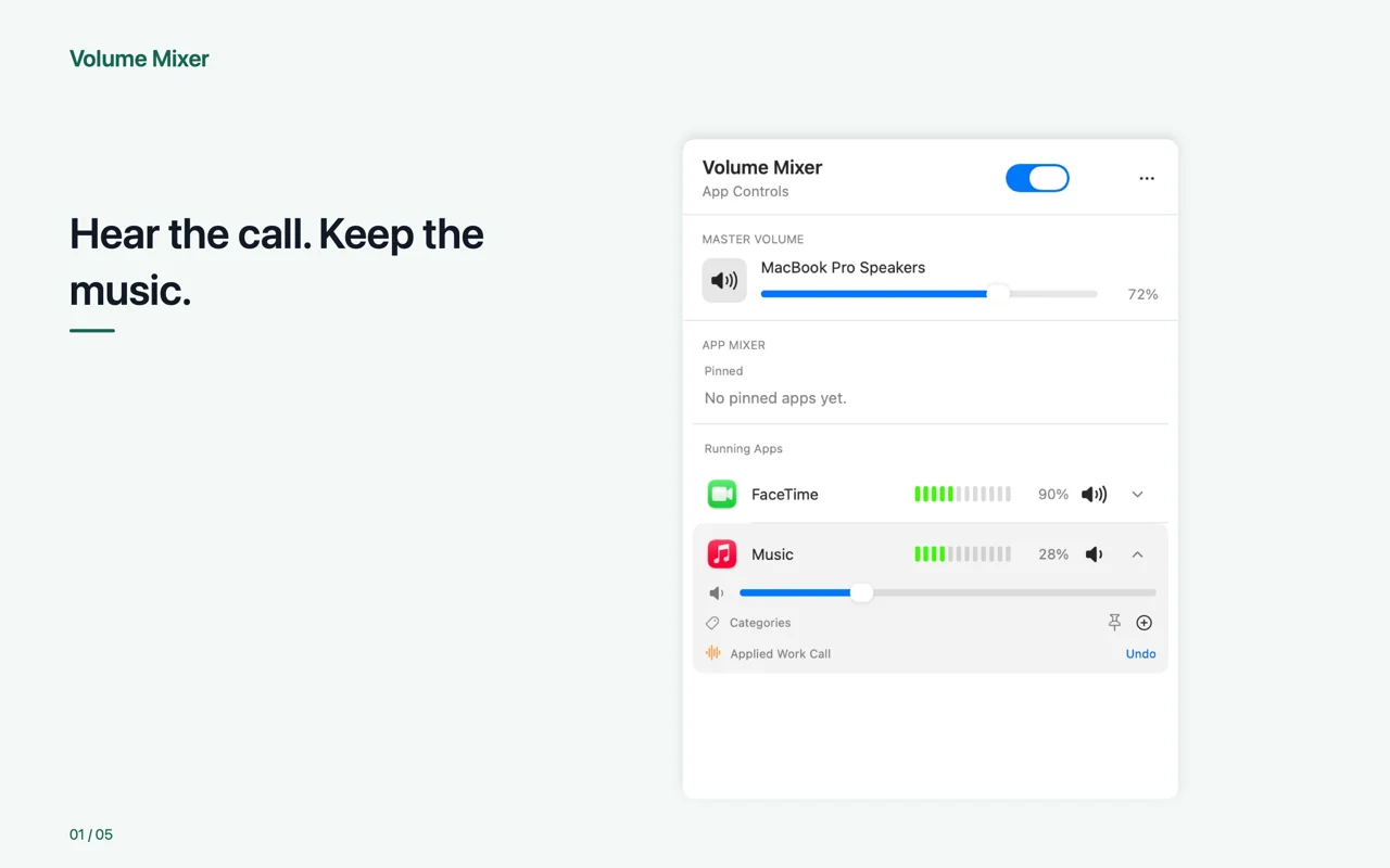 Mac · Hear the call. Keep the music.